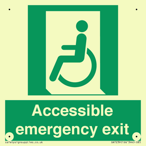SA7239: Accessible emergency exit (left)