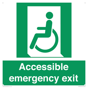 SA7239: Accessible emergency exit (left)