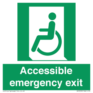 SA7239: Accessible emergency exit (left)
