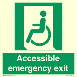 SA7239: Accessible emergency exit (left)