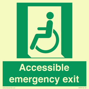 SA7239: Accessible emergency exit (left)