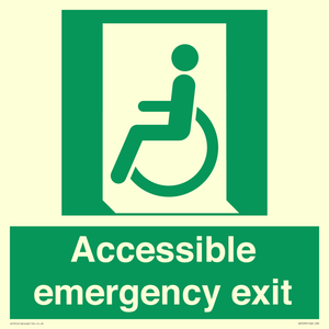 SA7239: Accessible emergency exit (left)