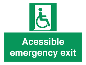 SA7242: Accessible emergency exit (right)