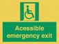 SA7242: Accessible emergency exit (right)