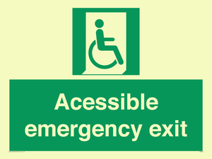 SA7242: Accessible emergency exit (right)