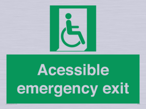 SA7242: Accessible emergency exit (right)