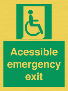 SA7242: Accessible emergency exit (right)