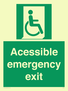 SA7242: Accessible emergency exit (right)