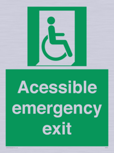 SA7242: Accessible emergency exit (right)