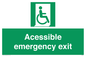 SA7242: Accessible emergency exit (right)