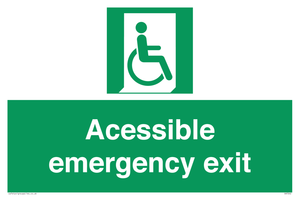 SA7242: Accessible emergency exit (right)
