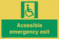 SA7242: Accessible emergency exit (right)