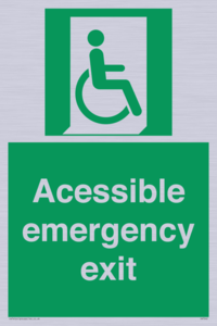 SA7242: Accessible emergency exit (right)