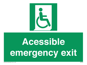 SA7242: Accessible emergency exit (right)
