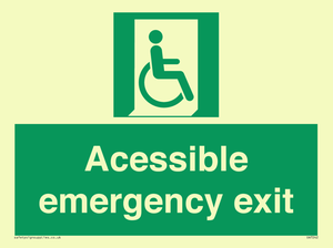 SA7242: Accessible emergency exit (right)