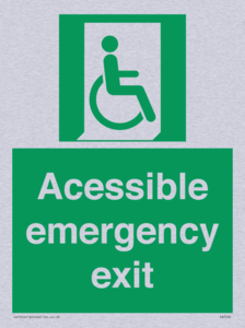 SA7242: Accessible emergency exit (right)