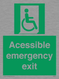SA7242: Accessible emergency exit (right)