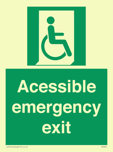SA7242: Accessible emergency exit (right)