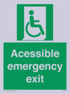 SA7242: Accessible emergency exit (right)