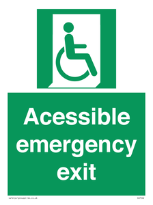 SA7242: Accessible emergency exit (right)