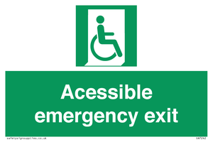SA7242: Accessible emergency exit (right)