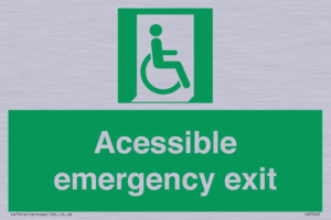 SA7242: Accessible emergency exit (right)
