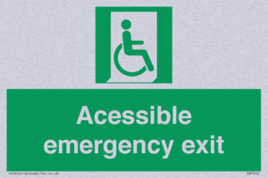 SA7242: Accessible emergency exit (right)