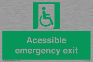 SA7242: Accessible emergency exit (right)