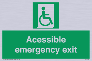 SA7242: Accessible emergency exit (right)