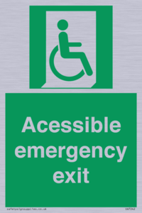 SA7242: Accessible emergency exit (right)