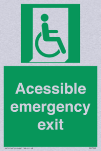 SA7242: Accessible emergency exit (right)
