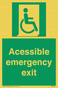 SA7242: Accessible emergency exit (right)