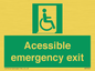 SA7242: Accessible emergency exit (right)