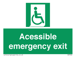 SA7242: Accessible emergency exit (right)