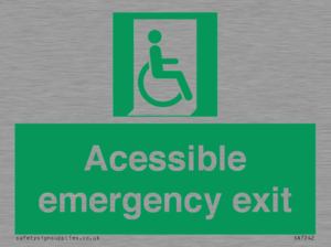SA7242: Accessible emergency exit (right)