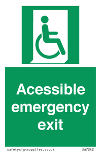 SA7242: Accessible emergency exit (right)