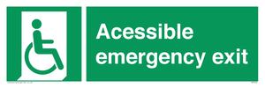 SA7242: Accessible emergency exit (right)