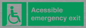 SA7242: Accessible emergency exit (right)