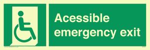 SA7242: Accessible emergency exit (right)
