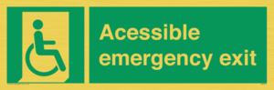 SA7242: Accessible emergency exit (right)