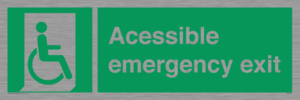 SA7242: Accessible emergency exit (right)