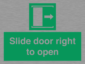 SA7245: Slide door right to open