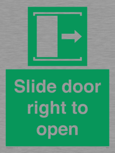 SA7245: Slide door right to open
