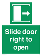 SA7245: Slide door right to open
