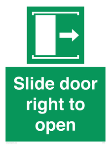 SA7245: Slide door right to open