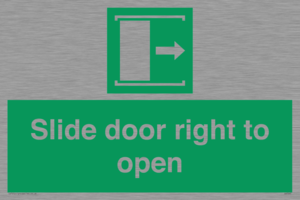 SA7245: Slide door right to open