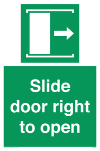 SA7245: Slide door right to open