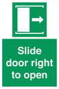SA7245: Slide door right to open