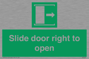 SA7245: Slide door right to open