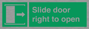 SA7245: Slide door right to open